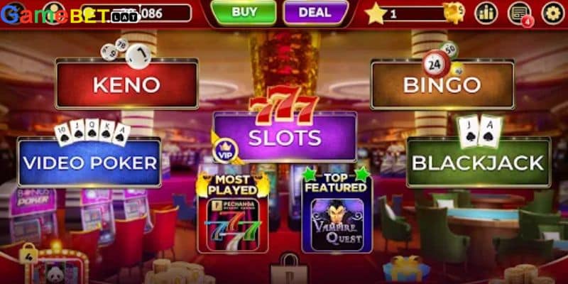 Điểm danh list trò chơi Casino tại GameBET